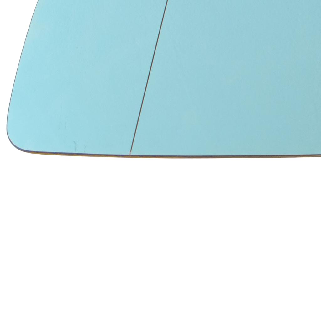 BMW 5 E60 / E61 03-10 mirror insert HEATED BLUE left