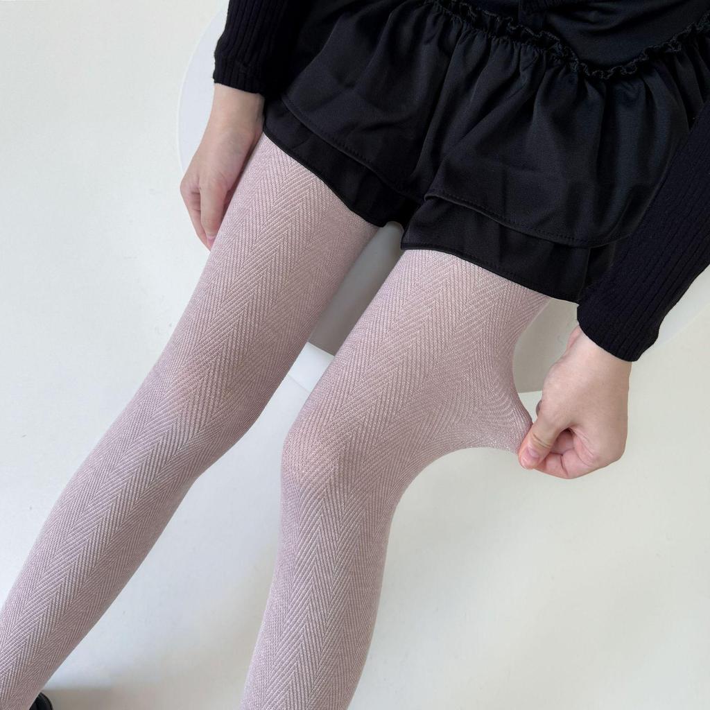 Herbst-Winter Silberfaden Schimmer Grau Schlankmachende Strumpfhosen, Schöne Beinstrümpfe, Sexy Schwarze Strumpfhosen