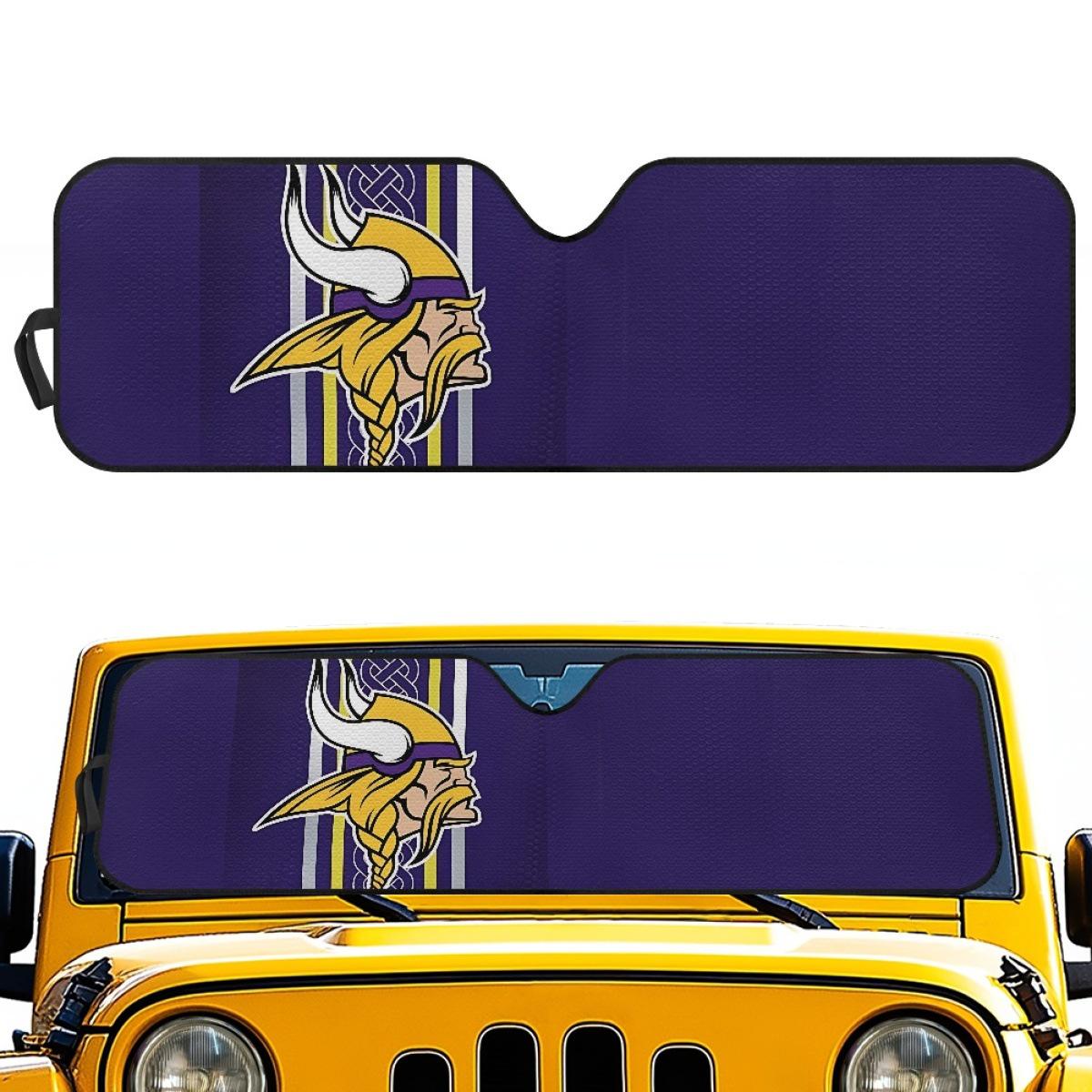 Minnesota Vikings Off-Road Vehicle Sunshade – Custom Team Print Sun Protection