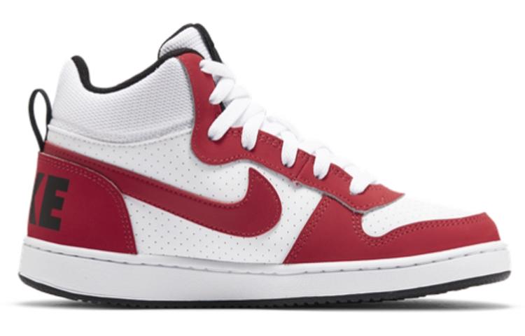 Nike Court Borough Mid Gym Red White GS 839977-103