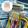 14 Pin Hand Tapestry Wood Loom Weaving Frame Darning Machine Small Loom For Mending Clothes and Jeans Small Frame Knitting Tool