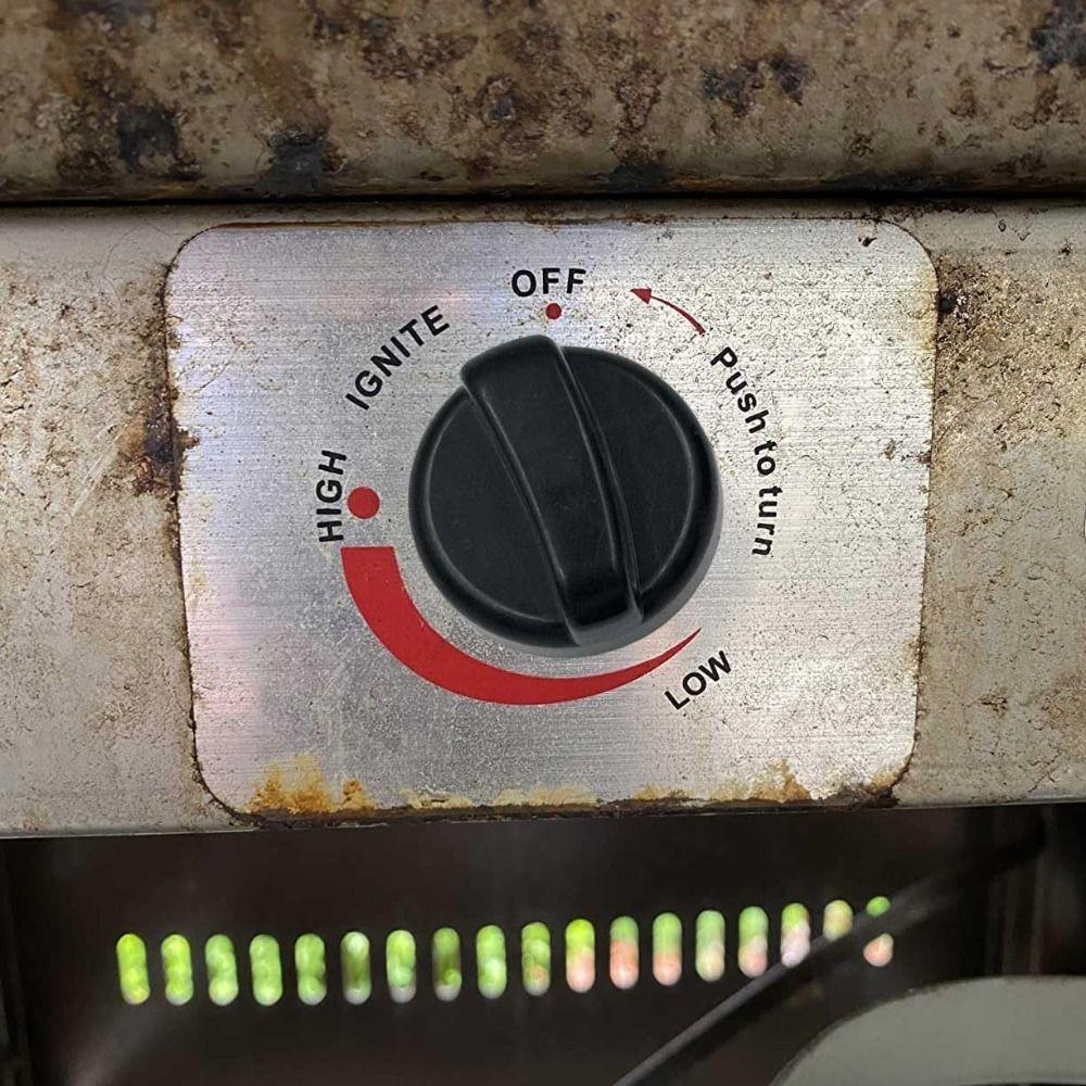 Black Barbecue Stove Knob 8mm Rotary Switches New Stove Switch Knob  Gas Fireplace Fire Pit