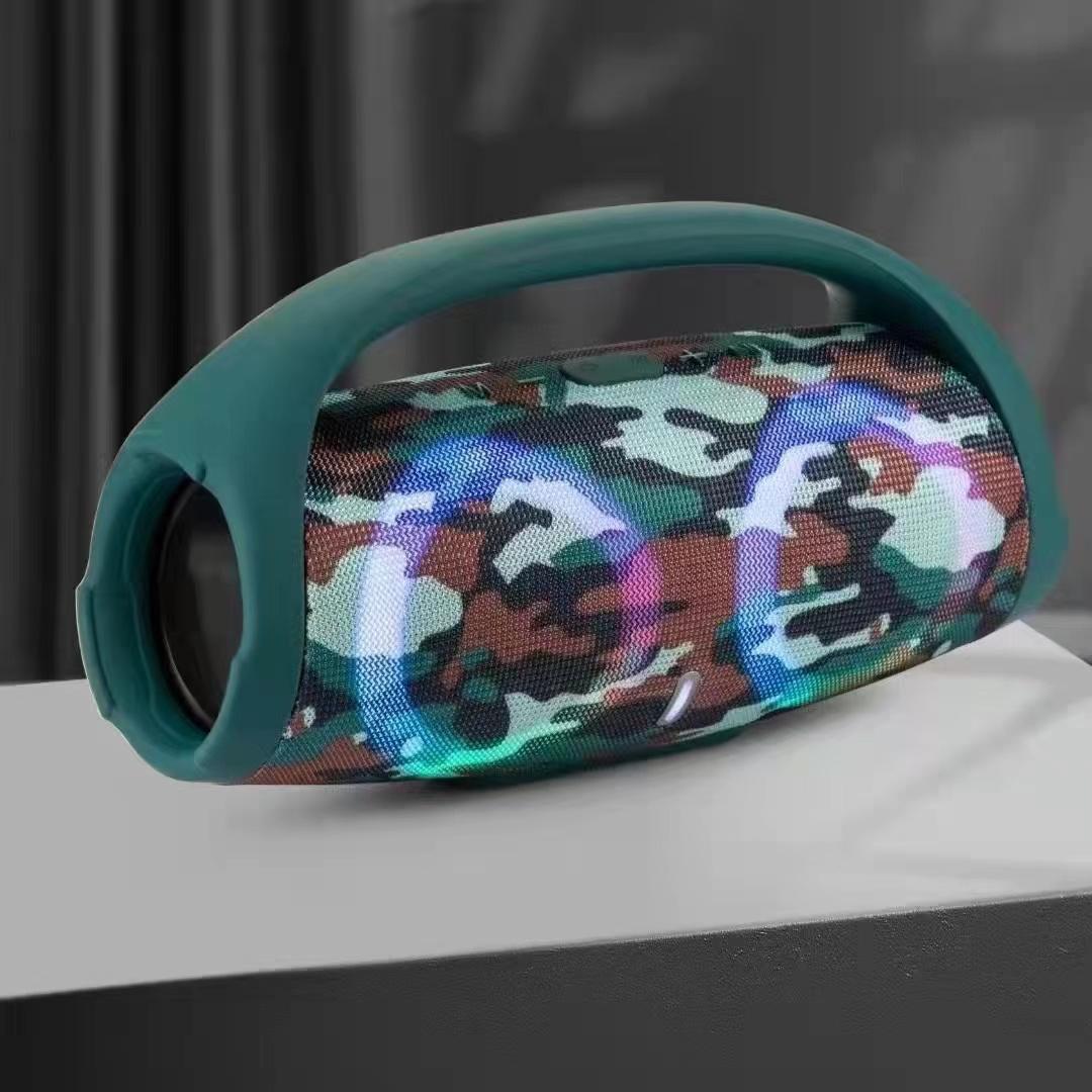 

Мощный Bluetooth-динамик, портативный RGB, цветной светильник, водонепроницаемый беспроводной сабвуфер, стереофонический объемный звук на 360 градусов, TWS FM-бумбокс