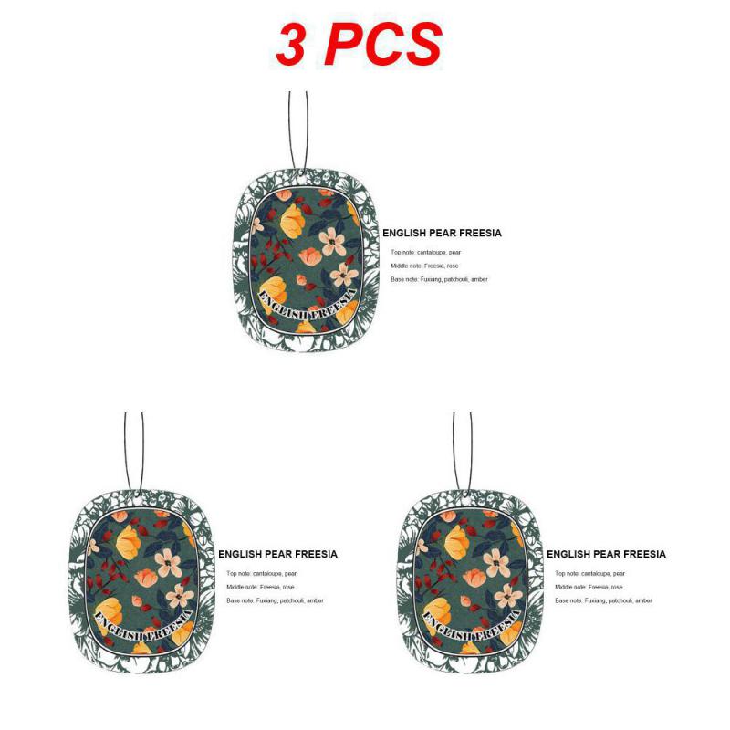1/3/5 Adet Araba Malzemeleri Koku Giderici Parfüm Kağıdı Asılı Parça Sevimli Keskin Olmayan Araba Katı Takı Araba Aksesuarları Taşınabilir