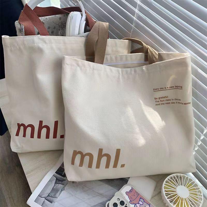 

Women s Niche Letter Print Summer Canvas Shoulder Bag червоний