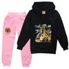 TZWYTralalero Tralala Hoodie Kinder Italienisches Gehirnfäule Kleidung Junioren Jungen Mädchen Kapuzenpullover Jacke Hose 2-teiliges Set Kinder-Sets