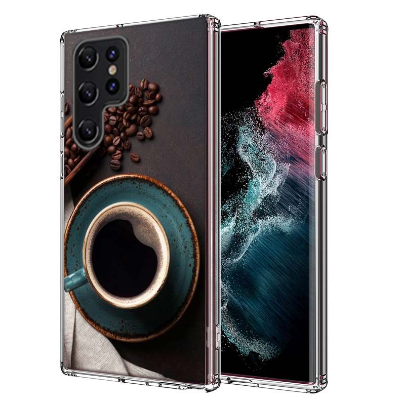 

Newly Baked Coffee Beans Capa Phone Case For Samsung S26 Ultra S25 Edge Galaxy S23 S21 S20 S24 FE S22 S10 Plus Cover Clear TPU S Samsung S21 Ultra