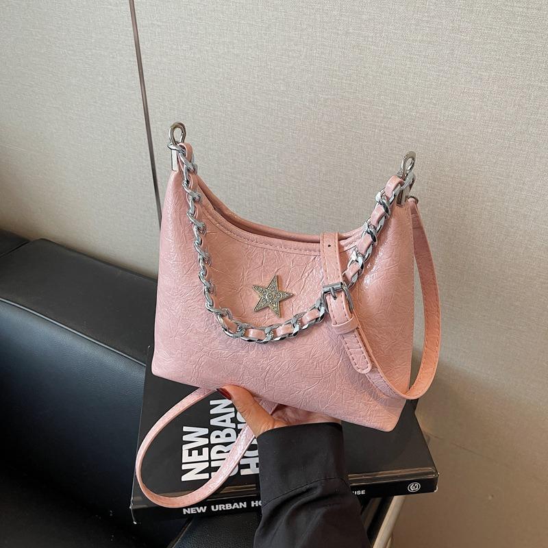 Temperament Bow Underarm Bag New Chain Women's Bag Niche Design Single Shoulder Messenger Bag