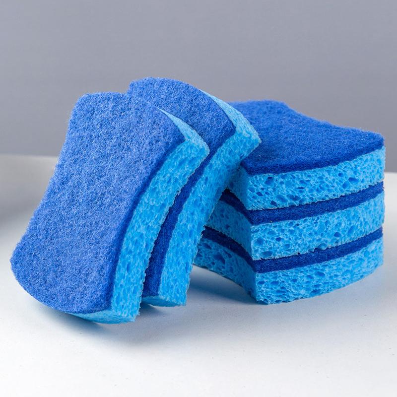 1Pc Dishwashing Sponge Clean Rub Focal Stains Sponge Removing Cleaning Kitchen Washing Dishes And Pots
