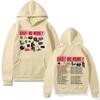 Bbno$ Nové mikiny s kapucí It's Pronounced Baby No Money European Tour 2025 Mikina Pánské Dámské svetry Harajuku Kreativní podzimní oblečení