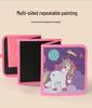 Portable Eco-friendly Children's Drawing & Doodle Board - Foldable, Waterproof & Wipeable 