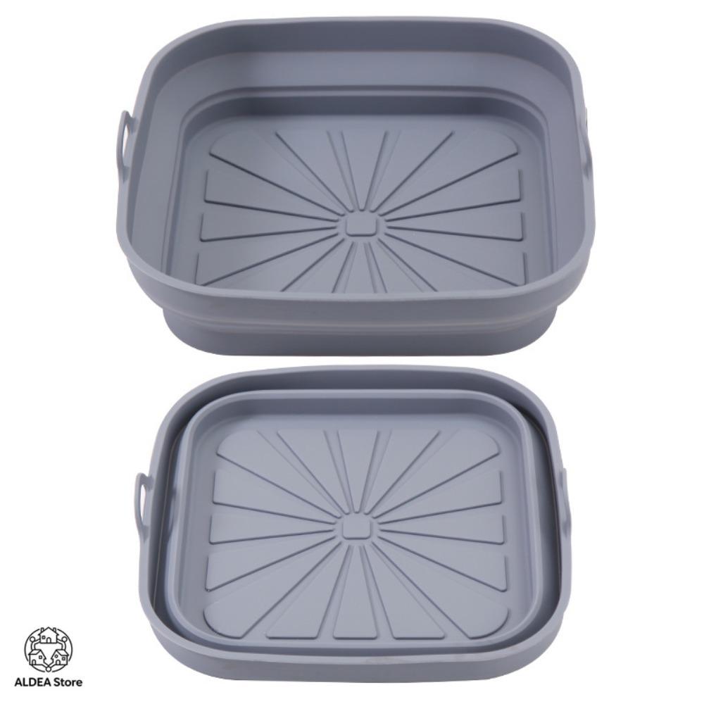 Silicone Baking Mat for Oven, Foldable Reusable Pan Liner, Non-Stick Square Baking fryer air fryer accessories синий