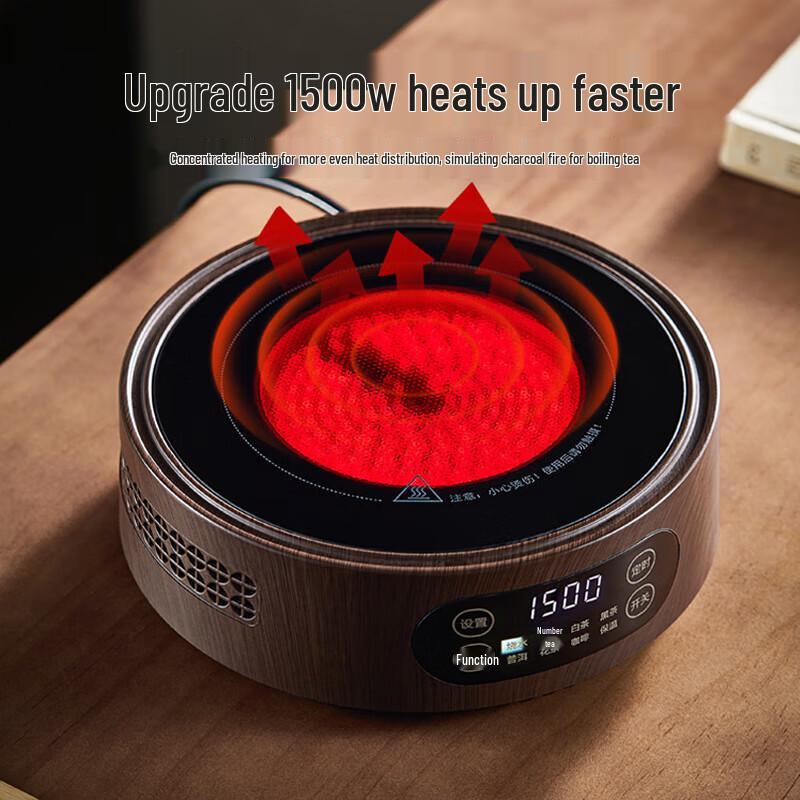 Niyie Electric Glass Tea Kettle & Ceramic Stove Set