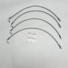Oil Hose Accessories For Jeep Wrangler JK JL 2007-2025 Brake Hose Kit Braided Stainless Steel Pipe Line