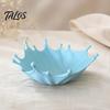 Entryway Table Decor 3D Printed Jewelry Tray for Rings Earrings Bracelets, Ocean Splash Office Desk Organizer Trinket Dish, Decorative Desktop
