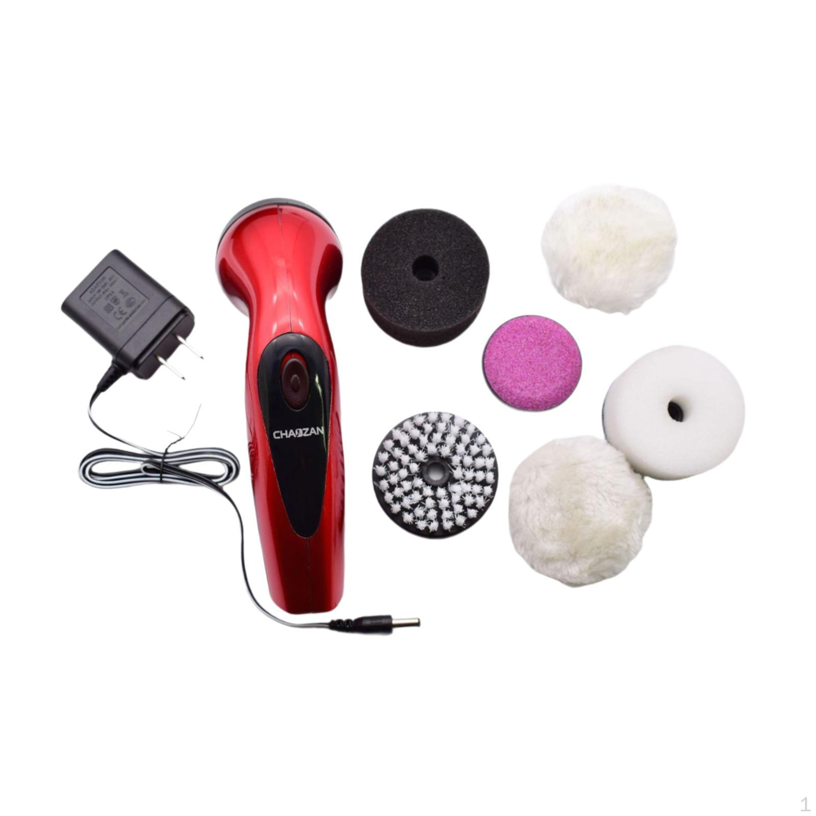 

Automatic Electric Shoe Brush Shine Kit Portable, for Bags Leather Shoes