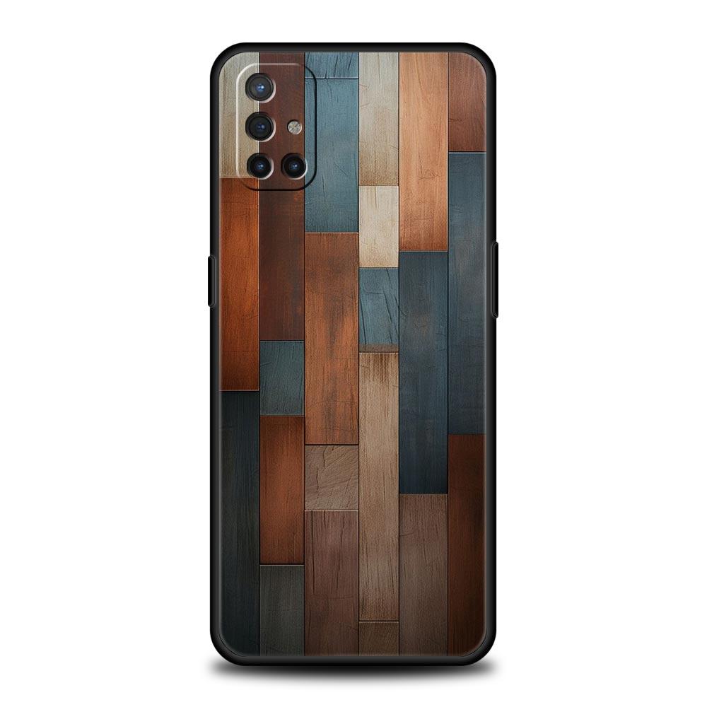 Phone Case For Oneplus 13R 13 12 10T 11 R10 Nord N100 N200 N10 9 9R CE 2 3 Z Pro Lite Soft TPU Cover Luxury Vintage Wood Grain