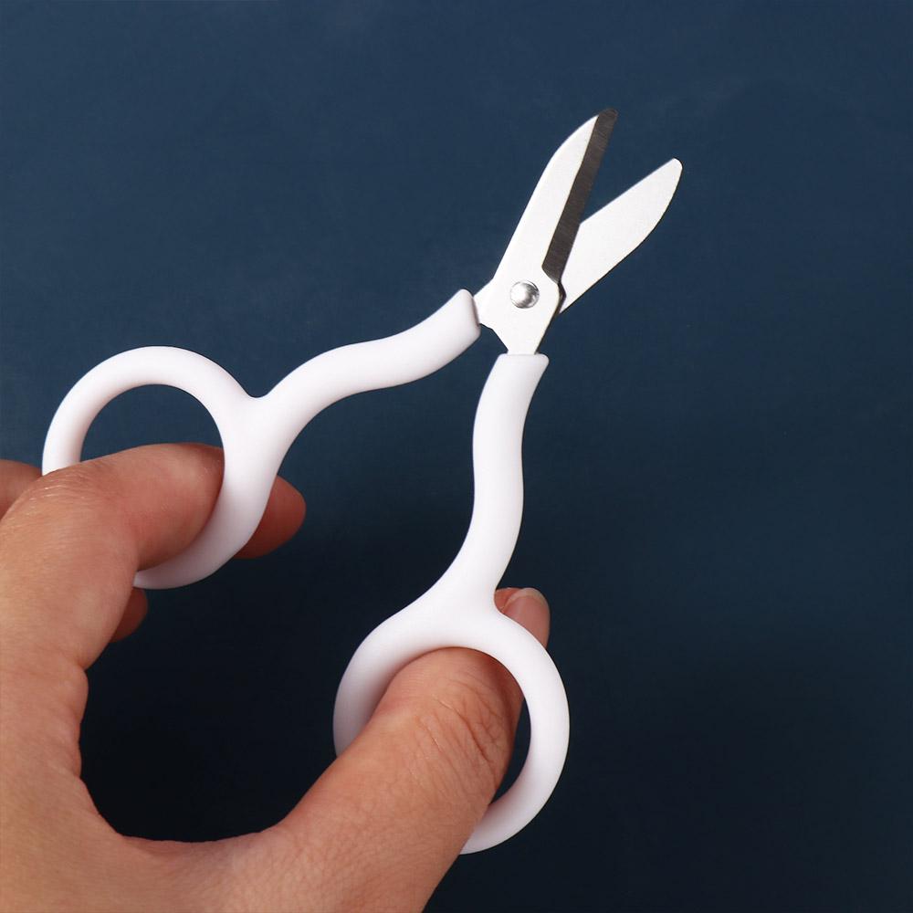 Stationery Portable Safe Mini Scissor Stainless Steel Paper Work Mini Pocket Scissors Handwork Small Paper Cutter Office School