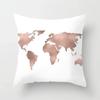 Pink Tropic Pineapple Throw Pillow Covers Geometric Nordic Glitter Polyester Pillow Case Sofa Home Decor Cushion Covers 45X45Cm
