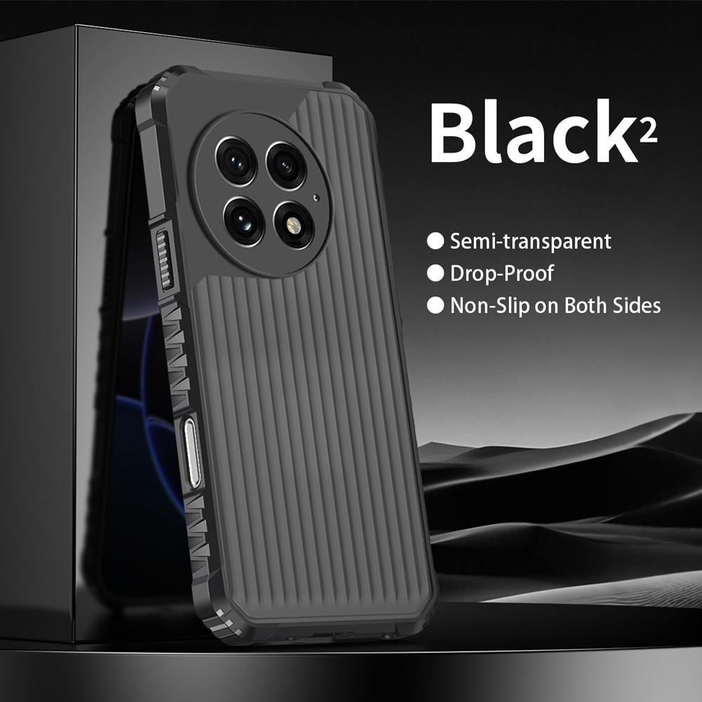 KEYSION Heavy Duty Shockproof Phone Case for OnePlus 13R 5G 13 5G Silicone+PC Translucent Matte Cover for OnePlus 1+ Ace 5 Pro