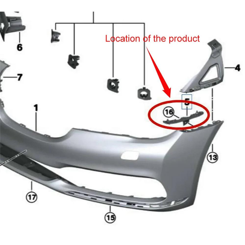 Left Bumper Grille Bracket 51117357199 for BMW G11/G12
