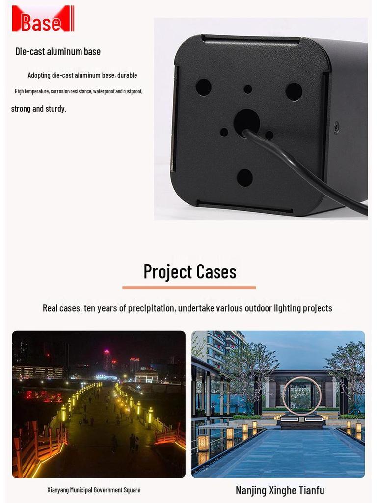 Waterproof Solar Landscape Lights for Outdoor Gardens and Lawns