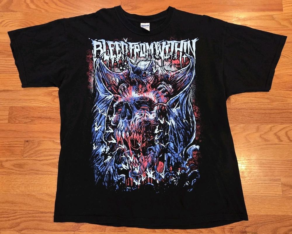 Bleed from Within Shirt Black Melodic Metalcore S5XL Men#039s NZ1598 Unisex T-Shirt XXL