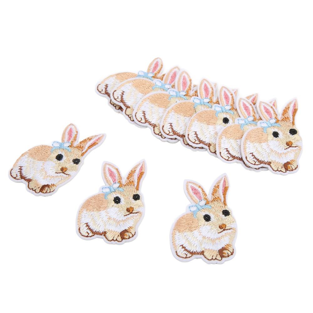 10pcs Embroidered Embroidered Patches Lightweight DIY Patches Durable Iron On Patches  Bag