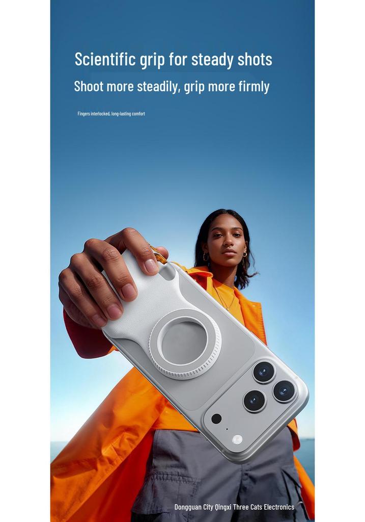 Magsafe Bluetooth Portable Selfie Handle with Magnetic Grip