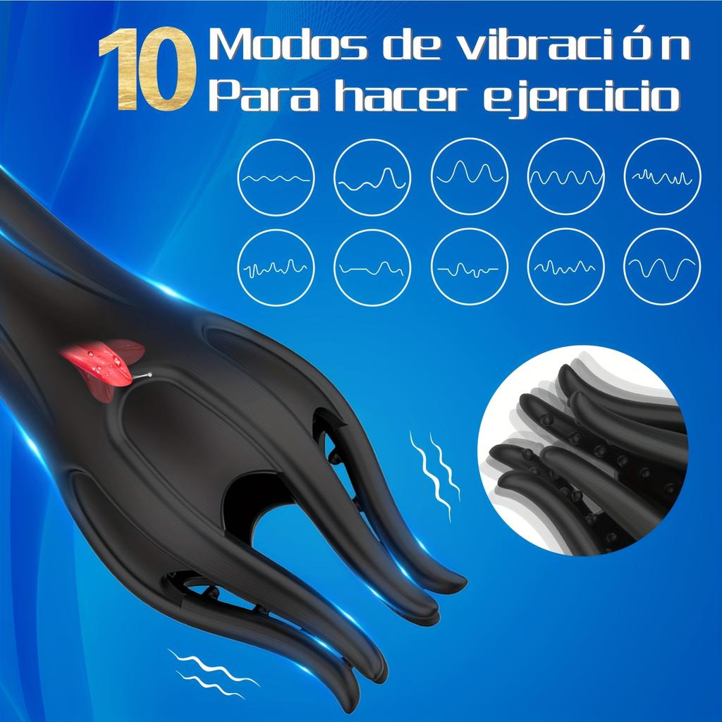 Masturbador Masculino Vibratório Estimulador de Glande Massajador Elétrico de Língua Recarregável Brinquedo Adulto para Homens