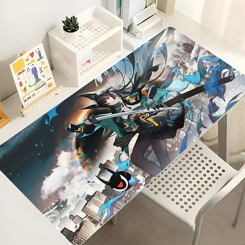 Gaming Mouse Pad Anime PC Computer Hoshimi Miyabi Gamer Desk Mouse Mat Laptop Kawaii Zenless Zone Zero Mousepad ZZZ Keyboard Pad