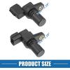 Car Transmission Speed Sensor No.4262039200/4262139200 for Kia New Sportage 2006-2010 Plastic Black 2 Pcs