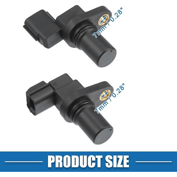 Car Transmission Speed Sensor No.4262039200/4262139200 for Kia New Sportage 2006-2010 Plastic Black 2 Pcs