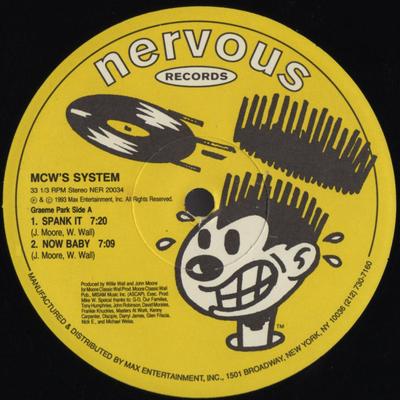 12inch Record MCW - Spank It NER20034 Nervous Records 1993 US Dance & Electronica