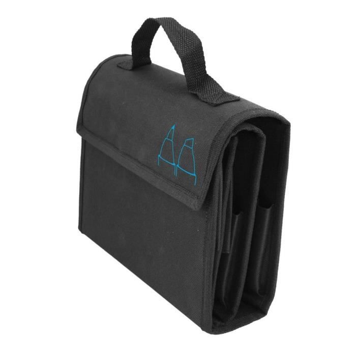 Trousse de rangement - OZ INTERNATIONAL - 48 marqueurs - Noir - Synthétique