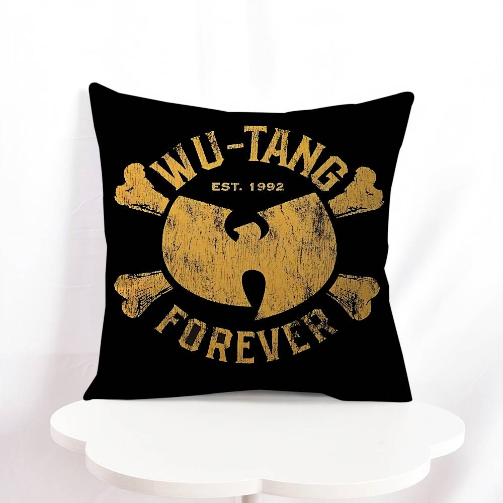 Wu T-Tang Clan Logotyp Lönndesign Kuddfodral Glad Höstskörd Dekorations Högtidsdekor Kuddöverdrag