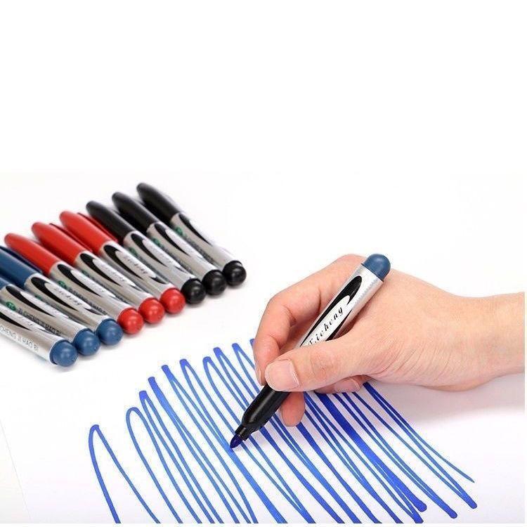 5/10pcs Permanent Markers - Quick Dry, Waterproof, Large Capacity Industrial Markers for Shipping, Labeling, Whiteboards & Outlining