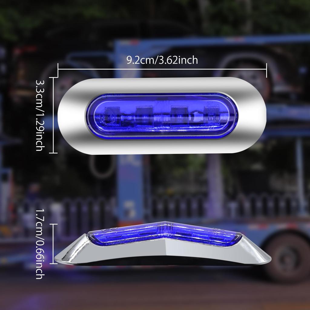 Ygmylandbb Marker Lamp, LED Side Marker, Car Width Light, Shoulder Light, Rear Side Light,