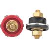 Battery Terminal Connector, Pack of 2 3/8in Thru Panel Battery Terminal Connector 250A Positive Negative Junction Stud Post for Cars RVs Ships Yachts