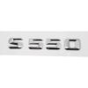 adrjhr1 For Mercedes Benz Modified 3D Car Letter Sticker Rear Trunk Tail Decorative Badge Emblem for Mercedes Benz S400 S420 S430 S450 S