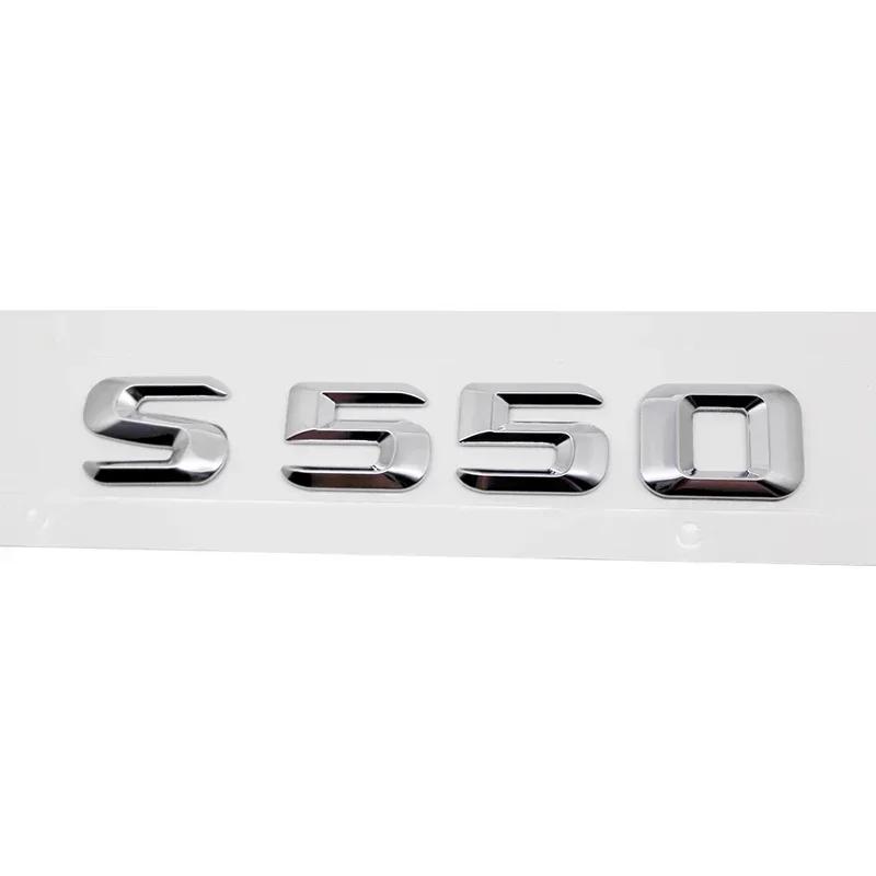 adrjhr1 For Mercedes Benz Modified 3D Car Letter Sticker Rear Trunk Tail Decorative Badge Emblem for Mercedes Benz S400 S420 S430 S450 S