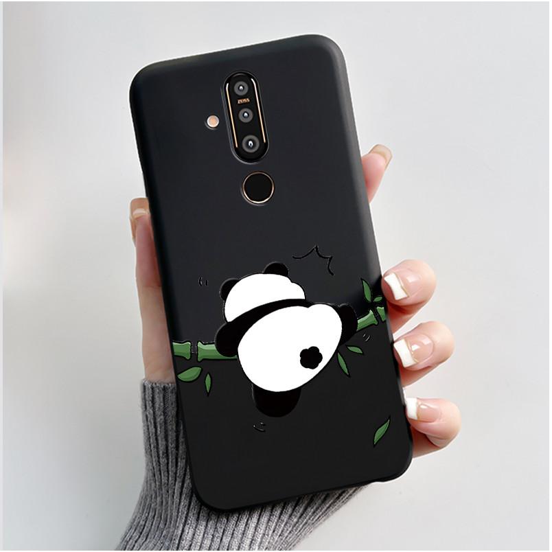 Urocze Etui Na Nokia 8.1 plus/NOKIA X71/Nokia 8/Nokia 8 Sirocco Etui Z Nadrukiem Pokrowiec Ochronny Miękki Silikon Kreskówkowe Etui Na Telefon