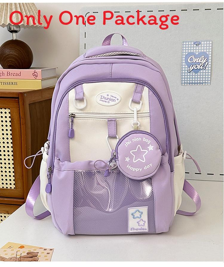 Girl School Backpack With Nylon Material And Design For Teen Students
