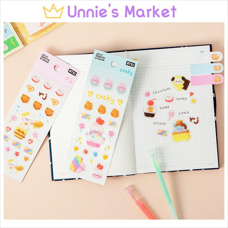 

Наклейка для дневника BT21 Jelly Sweety + подарок в подарок