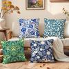 Elegant Scroll Pattern Design Cushion Cover Premium Comfort Reversible Pillow Cove In One Design For Any Room & Car Interior