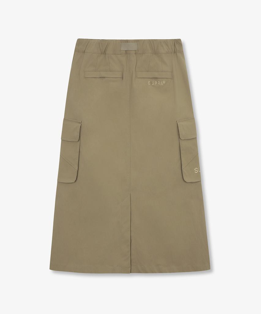 Supra Women'S Cargo Long Skirt (Beige)
