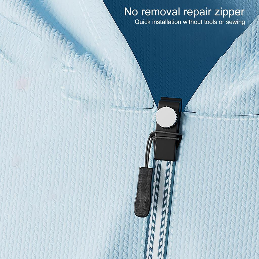 1Pcs Universal Zipper Repair Quick Instant Detachable Zipper Head Replacement Zipper Slider Pull Jacket Bags Coat DIY Sewing