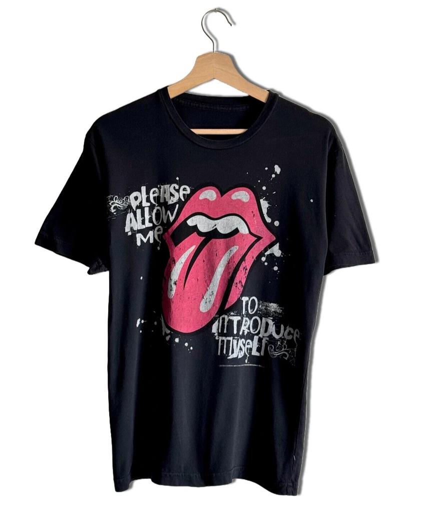 Rolling Stones "Sympathy for the Devil" Vintage Men T-shirt from 2005 Band Tee