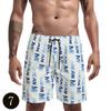 Men's casual shorts, men's shorts 2025 model, featuring tree branch and leaf patterns