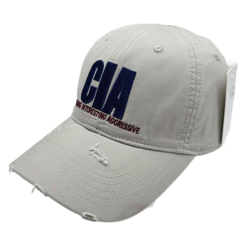 European and American Spring Retro Letter Embroidered Cap Soft Top Versatile Baseball Cap Spring and Autumn Sunshade Anti-sun Hat Trendy Men and Women